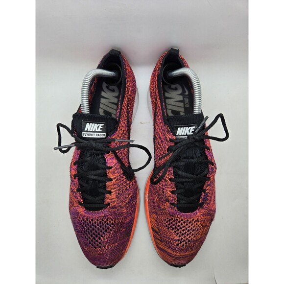 Nike Flyknit Racer Shoes Mens 10 Acai Berry Running Athletic Workout Sneakers main image 4